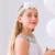 Pince cheveux  fleur  cérémonie Blanc 4 - vertbaudet enfant 