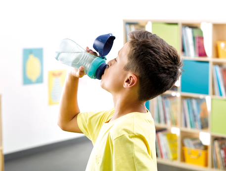 Gourde pour enfants école ou pique-nique Bleu+Orange+Rose+Vert 6 - vertbaudet enfant 