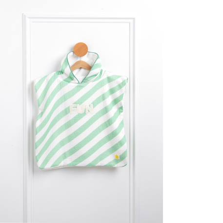 Poncho de bain bébé en coton - pop Jaune+Rose+Vert 13 - vertbaudet enfant 