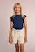 Top fantaisie Navy blue+Noir 1 - vertbaudet enfant 