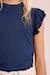 Top fantaisie Navy blue+Noir 2 - vertbaudet enfant 