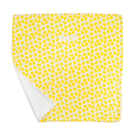 Serviette de bain / plage double gaze de coton imprimé Jaune+Rose+Vert 2 - vertbaudet enfant 