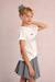 T-shirt imprimé chiens Offwhite 1 - vertbaudet enfant 