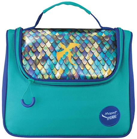 Sac à déjeuner avec bandoulière Bleu 2 - vertbaudet enfant 