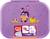 Boîte repas inox pour enfant Lapin - violet rose+Raton laveur - bleu vert 3 - vertbaudet enfant 