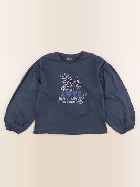 Tee-shirt - 8 ans Bleu 1 - vertbaudet enfant 