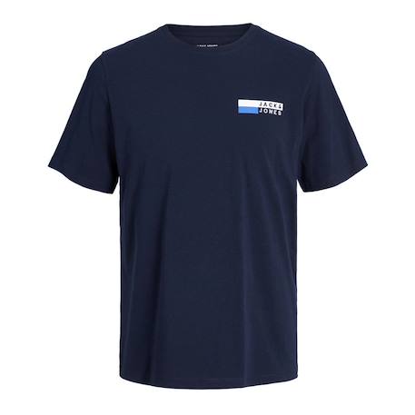 T-shirt garçon manches courtes Corpss Blanc+Marine+Noir 6 - vertbaudet enfant 