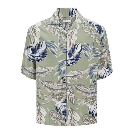 Chemisette garçon resort floral Vert 2 - vertbaudet enfant 