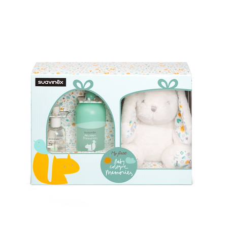 Coffret eau de Cologne pour bébé + peluche MULTICOLORE 1 - vertbaudet enfant 