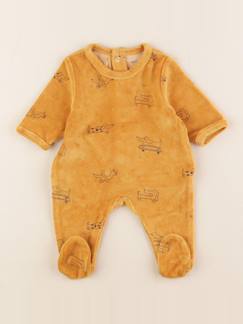 Seconde main-Garçon-Pyjama velours - 0 mois