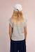 T-shirt rayé, à nouer White/navy blue 5 - vertbaudet enfant 