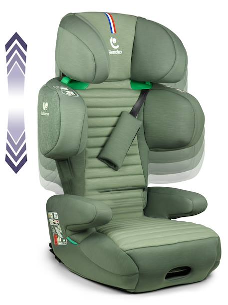 Réhausseur isofix r129 100-150 cm softness® renofix2 Cappuccino+Carbon+Garden+Ocean+Passion+Quartz 12 - vertbaudet enfant 