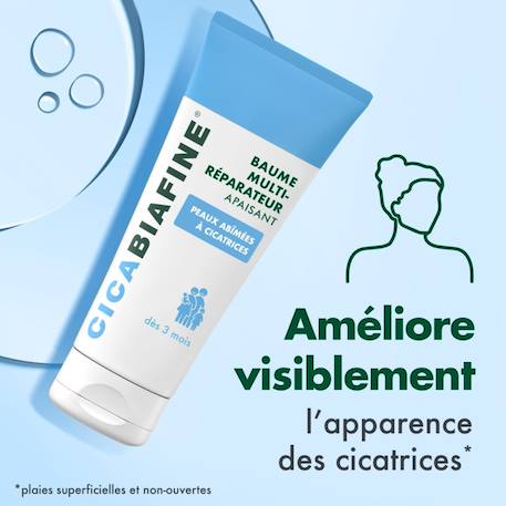 Cica – baume multi-réparateur apaisant (tube de 50 ml) – baume hydratant pour peaux fragilisées ou à cicatrices – soin en MULTICOLORE 3 - vertbaudet enfant 
