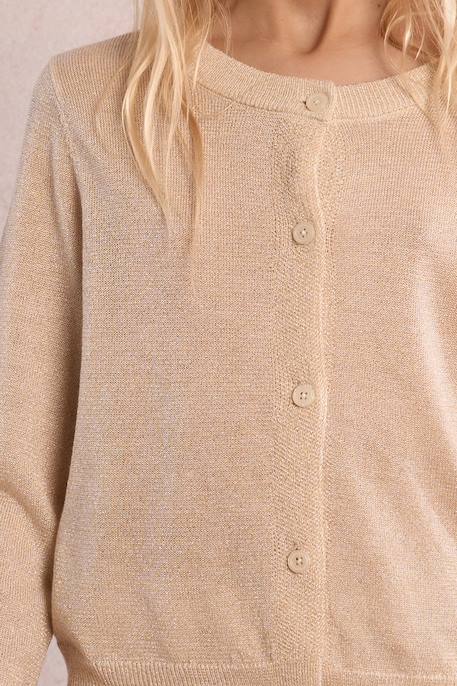 Gilet irisé Light gold 2 - vertbaudet enfant 
