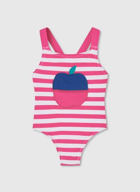 Fille-Maillot de bain-Maillot une pièce-Maillot de bain fille à rayures