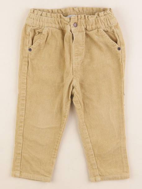 Pantalon - 24 mois Jaune 1 - vertbaudet enfant 