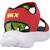 Sandales garçon Noir+Rouge 9 - vertbaudet enfant 