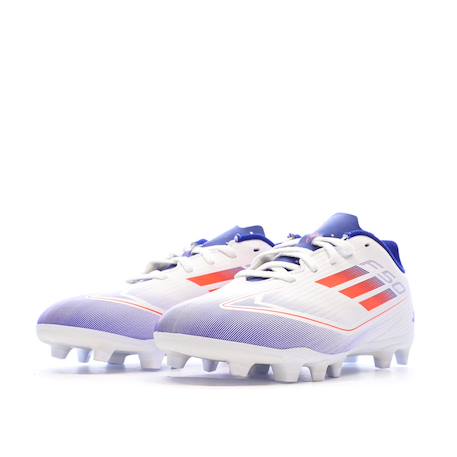 Chaussures de football garçon f50 club fxg Blanc 6 - vertbaudet enfant 