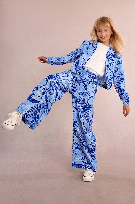 Pantalon imprimé Blue belize+Red belize 1 - vertbaudet enfant 