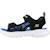 Sandales garçon Noir+Rouge 2 - vertbaudet enfant 