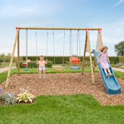 Jouet-Jeux de plein air-Portique balançoire 2,30 m topwood talvi 2 - 8 enfants