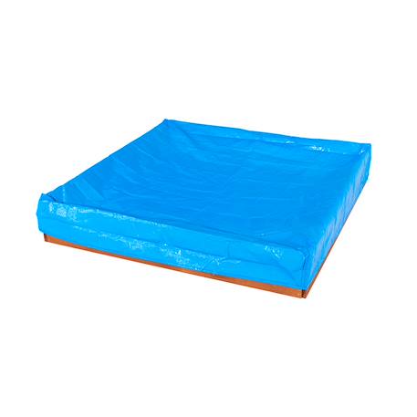 Bac à sable loeva 120 x 120 cm avec bâche et tapis - à peindre pour enfants Bois 2 - vertbaudet enfant 