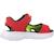 Sandales garçon Noir+Rouge 7 - vertbaudet enfant 