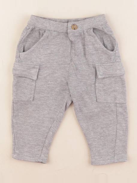 Pantalon - 9 mois Gris 1 - vertbaudet enfant 