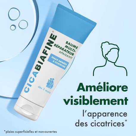 Cica – baume multi-réparateur apaisant (tube de 100 ml) – baume hydratant pour peaux fragilisées ou à cicatrices – soin e MULTICOLORE 3 - vertbaudet enfant 