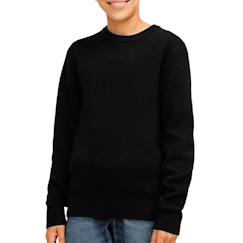 -Pull garçon knit neck
