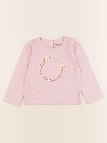 Tee-shirt - 24 mois Rose 1 - vertbaudet enfant 