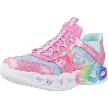Basket slip-in infinite Gris multicolore+Rose 10 - vertbaudet enfant 