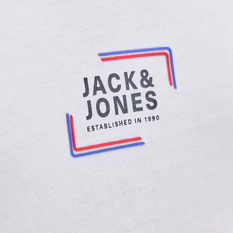 T-shirt garçon Blanc+Bleu 2 - vertbaudet enfant 