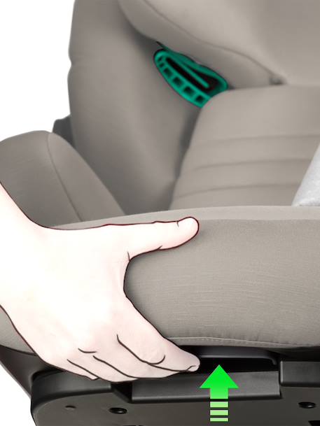 Réhausseur inclinable isofix r129 i-size 100-150 cm softness® eliseo Cappuccino+Carbon+Garden+Ocean+Passion 4 - vertbaudet enfant 