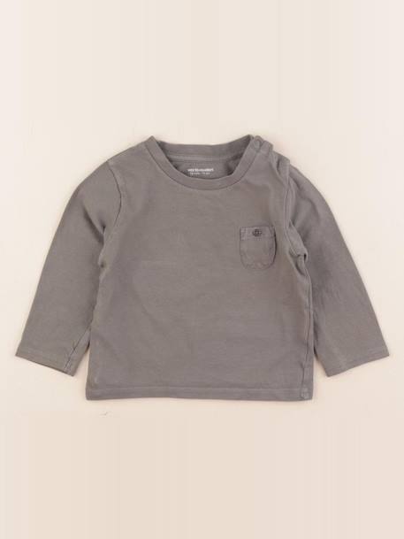 Tee-shirt - 12 mois Vert 1 - vertbaudet enfant 