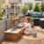 Bac à sable et cuisine 2 en 1 pour balcon - certifié fsc® - bois massif lasuré gris Gris clair+Marron 8 - vertbaudet enfant 