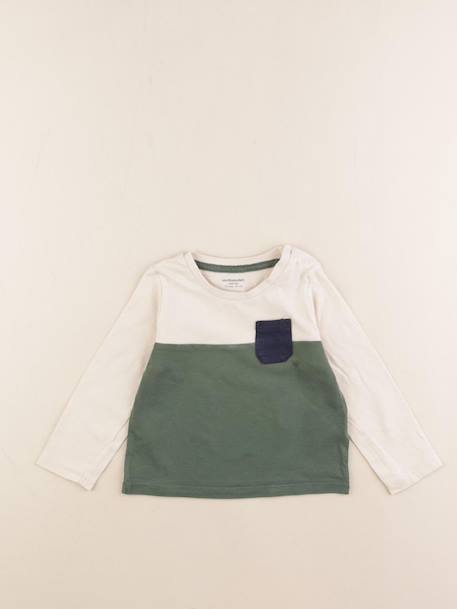 Tee-shirt - 18 mois Vert 1 - vertbaudet enfant 