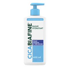 Puériculture-Cica - baume hydratant (flacon-pompe de 400 ml) – baume réparateur pour peaux fragiles et très sèches – baume hydratant p