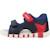 Sandales iupidoo boy Bleu et rouge 2 - vertbaudet enfant 