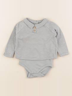 Seconde main-Garçon-Body tee-shirt - 3 mois