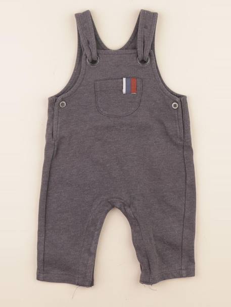 Salopette - 6 mois Gris 1 - vertbaudet enfant 