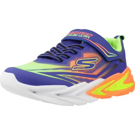 Basket flex-glow ultra Argent+Bleu+Gris 10 - vertbaudet enfant 