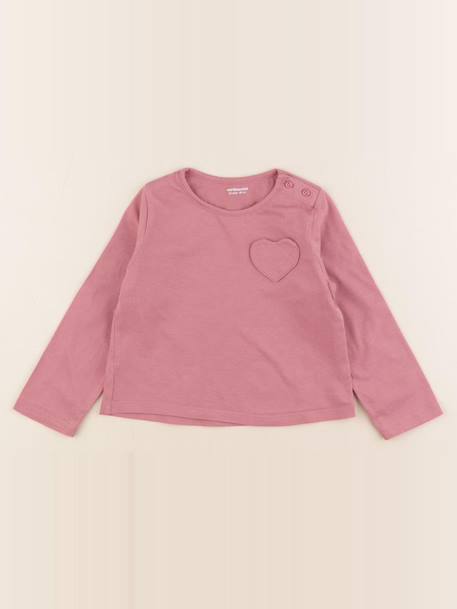Tee-shirt - 24 mois Rose 1 - vertbaudet enfant 