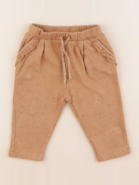 Jogging doublé - 9 mois Marron 1 - vertbaudet enfant 
