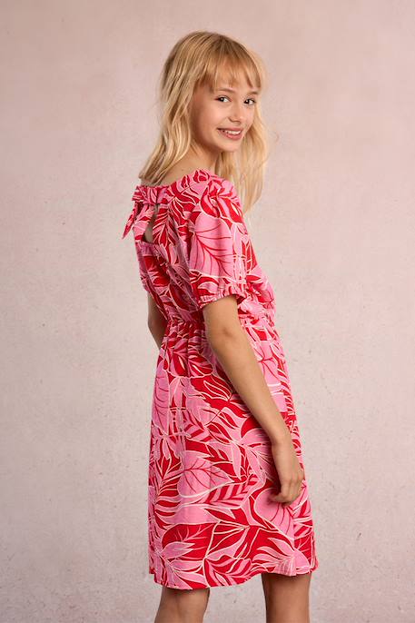 Robe imprimée, taille élastiquée Red belize 2 - vertbaudet enfant 