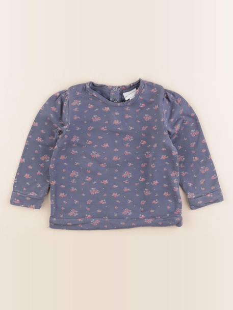 Sweat - 24 mois Bleu, rose 1 - vertbaudet enfant 