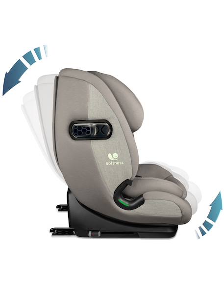 Siège auto isofix r129 i-size 76-150 cm softness© olymp pro Cappuccino+Carbon+Garden+Ocean+Passion 3 - vertbaudet enfant 