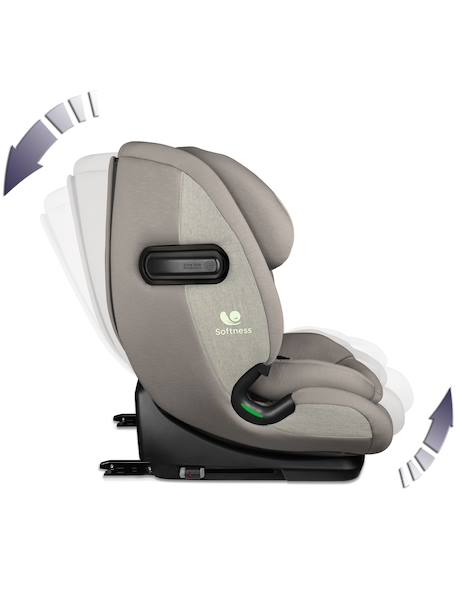 Siège auto isofix r129 i-size 76-150 cm softness® olymp Cappuccino+Carbon+Garden+Ocean+Passion+Quartz 3 - vertbaudet enfant 