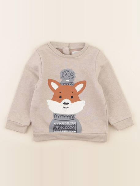 Sweat - 18 mois Marron 1 - vertbaudet enfant 