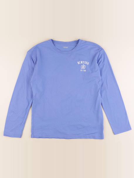 Tee-shirt - 14 ans Bleu 1 - vertbaudet enfant 